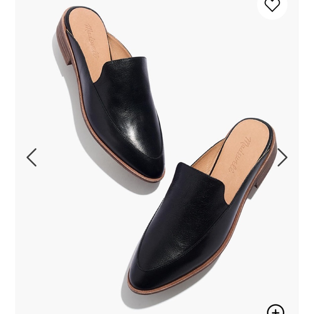 Madewell Black Frances Loafer Mule